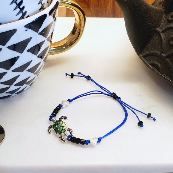 Turtle Love Bracelet - Support Wildlife Conservation - 7 Color Schemes Available - Picture 5 of 12